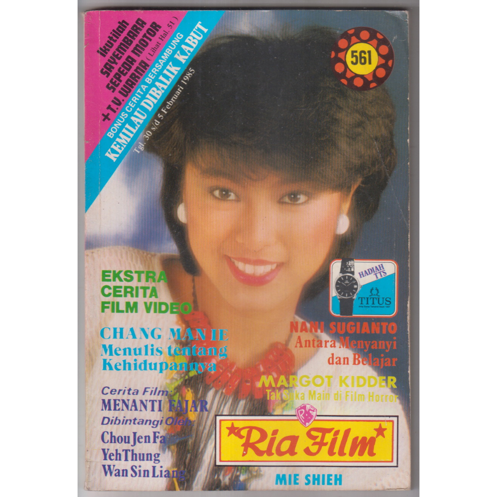 MAJALAH RIA FILM NO. 561 MIE SHIEH