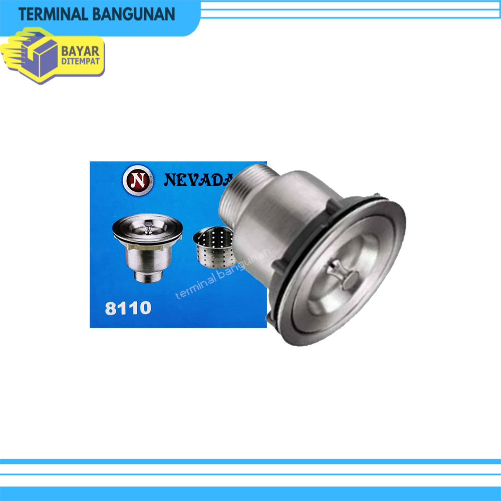 Afur Keranjang Saringan Nevada  Cuci piring 4 Inch Plus Tutup