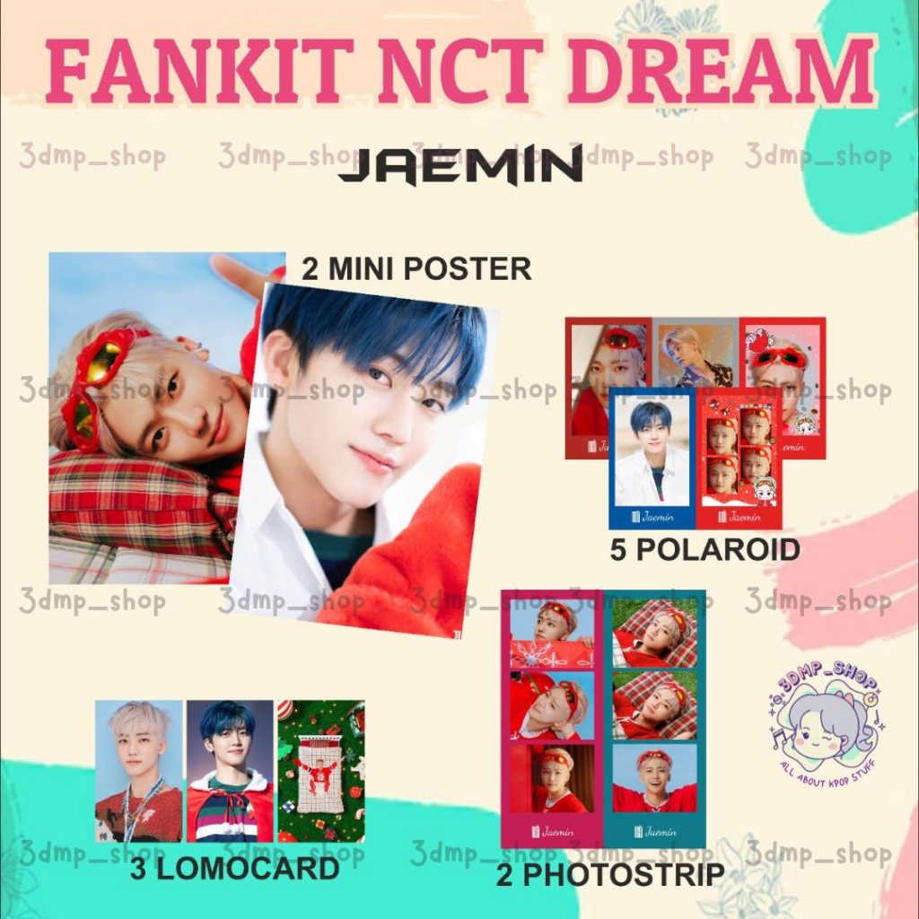 FANKIT POSTER NCT DREAM HS CANDY BEAT BOX GLITCH BROKEN MELODIES