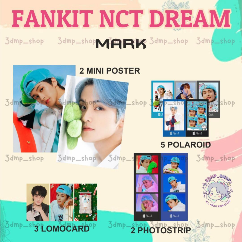 FANKIT POSTER NCT DREAM HS CANDY BEAT BOX GLITCH BROKEN MELODIES