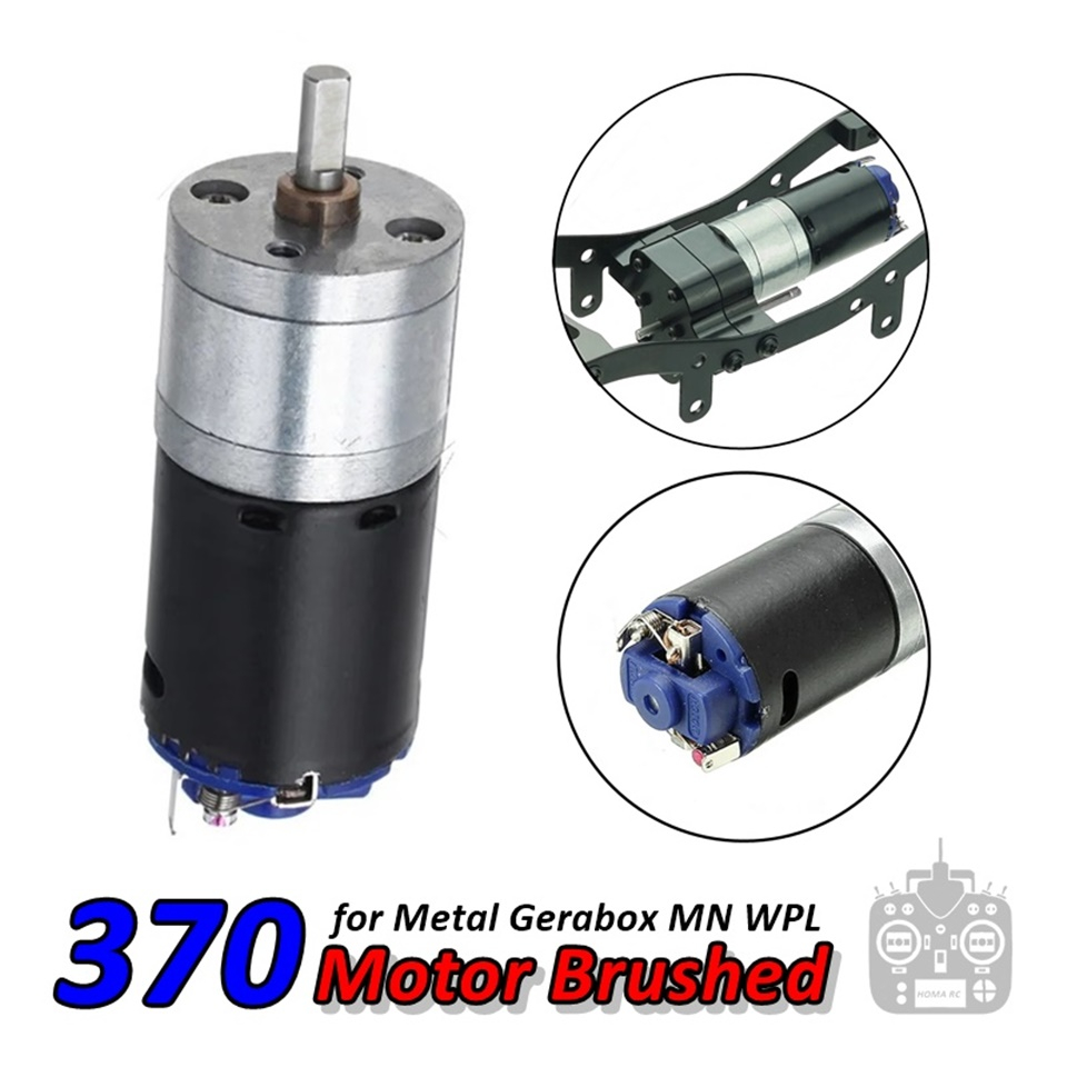 Motor Brushed 370 for Gearbox Single Speed WPL MN