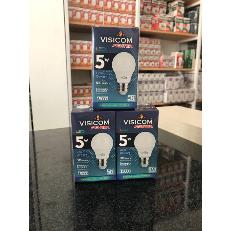 Lampu LED VISICOM 5Watt Fighter Cahaya Putih
