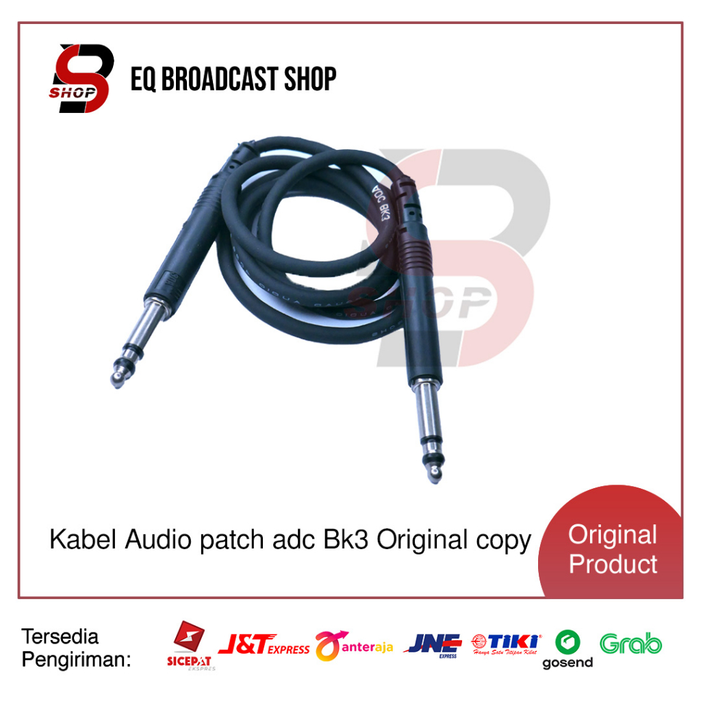 Kabel Audio patch adc Bk3 Original