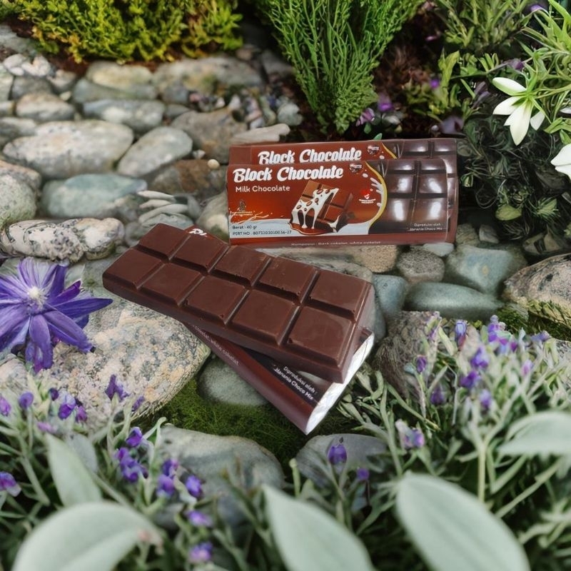 

Cokelat Block Hanania varian Milk 40gr