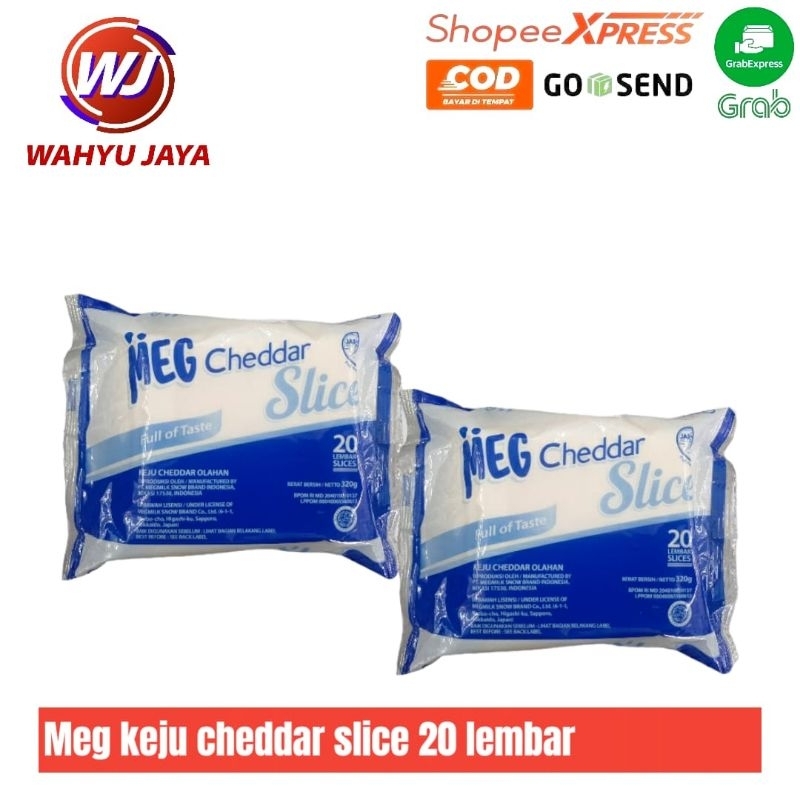 Meg keju cheddar slice ( 20 slice)