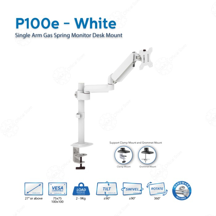 Office Equipment OXIMUS BRACKET P100E WHITE