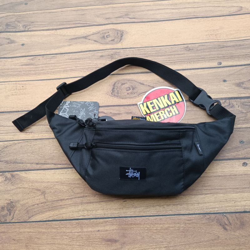 waistbag mini stssy black