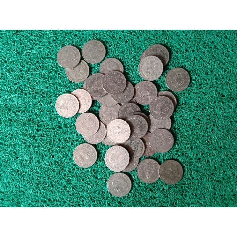 Uang/Kuno/Indonesia/Pecahan/100/Rumah/Gadang/Tahun/1978/Mahar/Nikah/Pajangan/Koleksi.