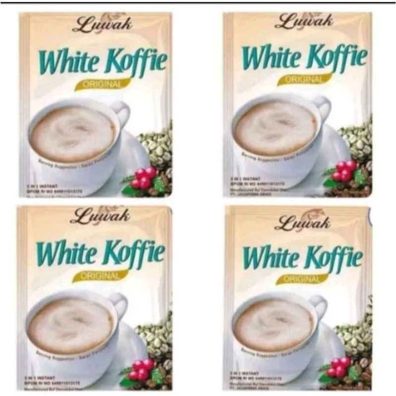 

luwak white coffee renceng isi 10 sachet