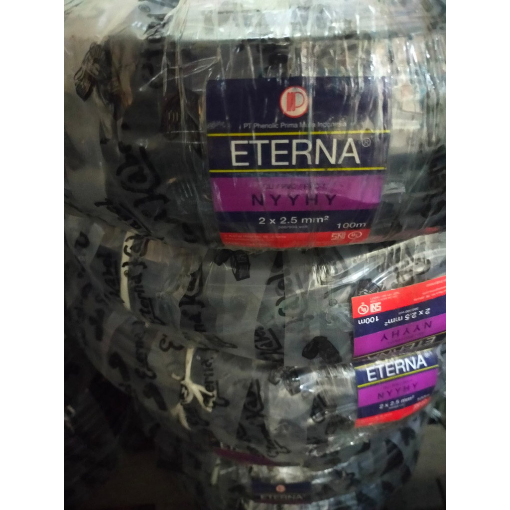 Kabel Eterna  NYYHY 2x2.5 @100Meter