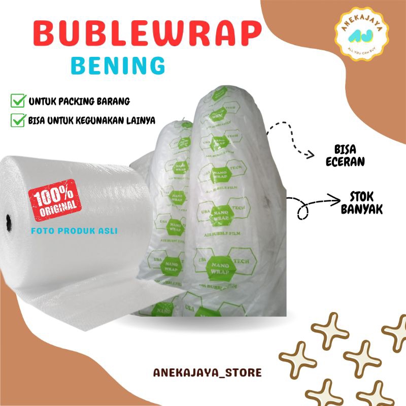 

Buble Wrap Ecer ukuran 1.25m x 5m lebih hemat dan murah