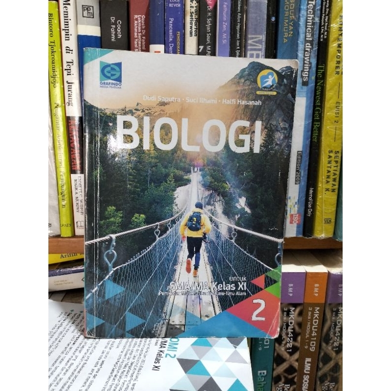 buku biologi untuk SMA/MA kelas 11 penerbit grafindo