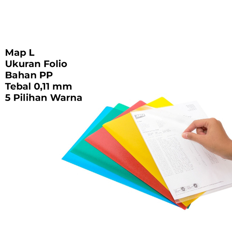 

Bantex Map L Plastik Bening PP Clear Sleeve Folio F4 Red