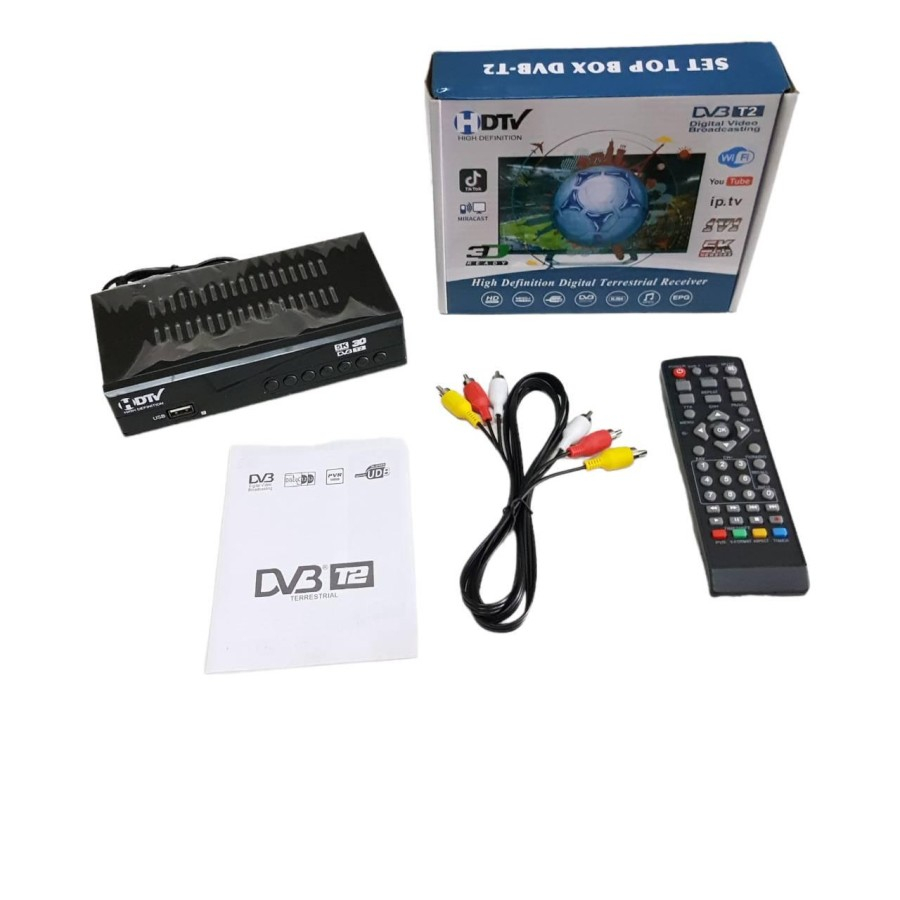 SET TOP BOX DIGITAL DVB T2 WIFI STB Antena FULL HD TV DIGITAL