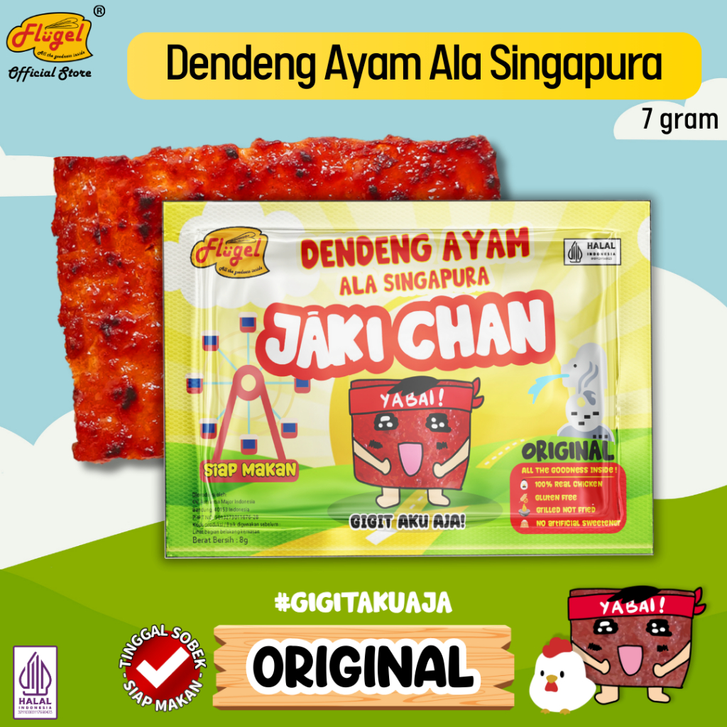 

Dendeng Ayam Jaki Chan Original 7g