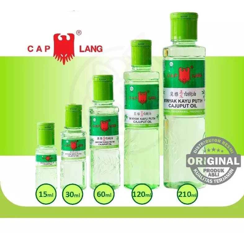 CAP LANG Minyak Kayu Putih / Minyak Kayu Putih Bayi 15ml 30ml 60ml 120ml / Minyak Kayu Putih Termura