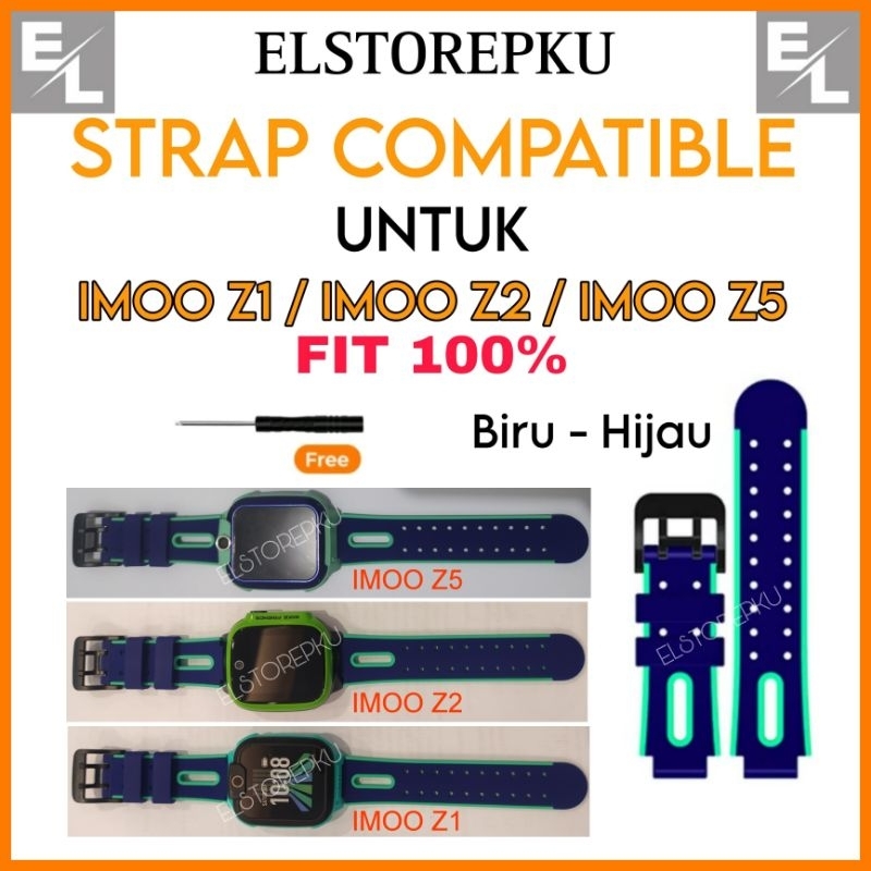 Strap Compatible untuk Imoo Z5  tali jam tangan. kualitas hampir menyerupai strap imoo original. 100