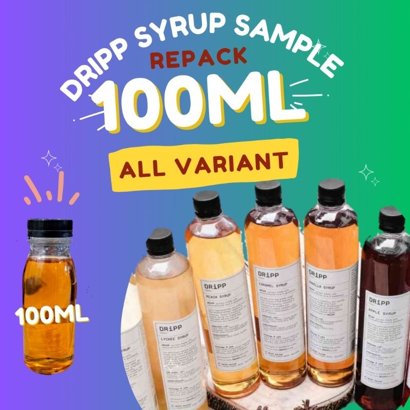 

Dripp Syrup All variant (Sample) Repack 100ml / <> 125gr