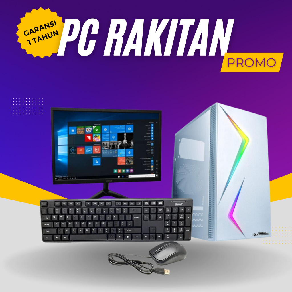 PAKET HEMAT PC RAKITAN I5 NVDIA GTX 750TI 4GB FULLSET READY GAME BERAT
