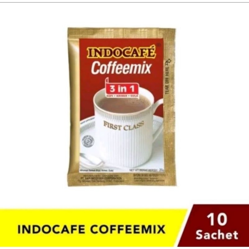 

Indocafe Coffeemix 3in1 (RENCENG ISI 10PCS)