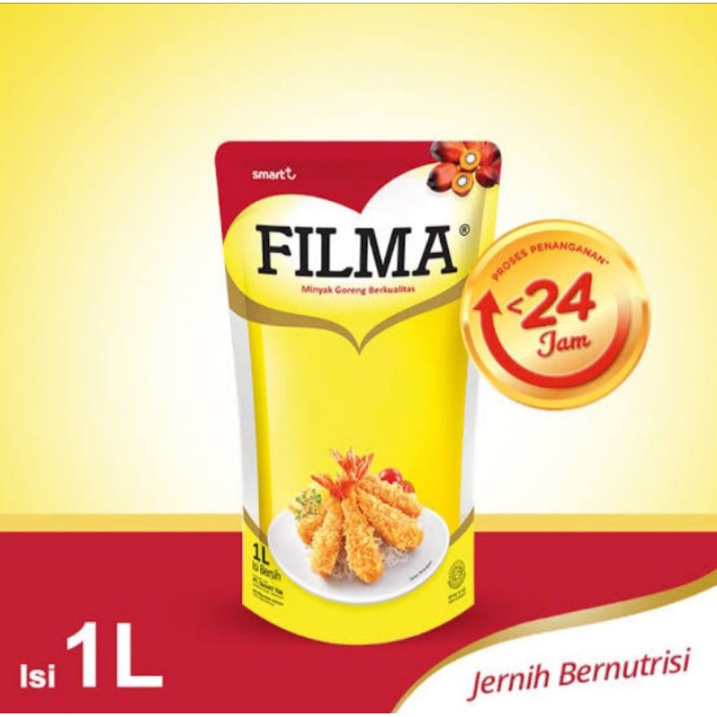 

Minyak Filma pouch 1 ltr/minyak sania pouch 1 ltr