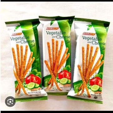 

Biskitop Biskuit sayuran dan keju snack kering 50gram halal