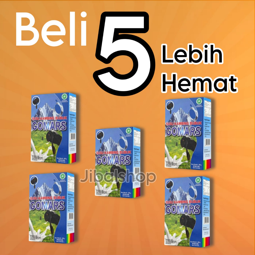 

GOMARS Beli 5 Lebih Murah Hemat Gomars Susu Kambing Etawa Bubuk