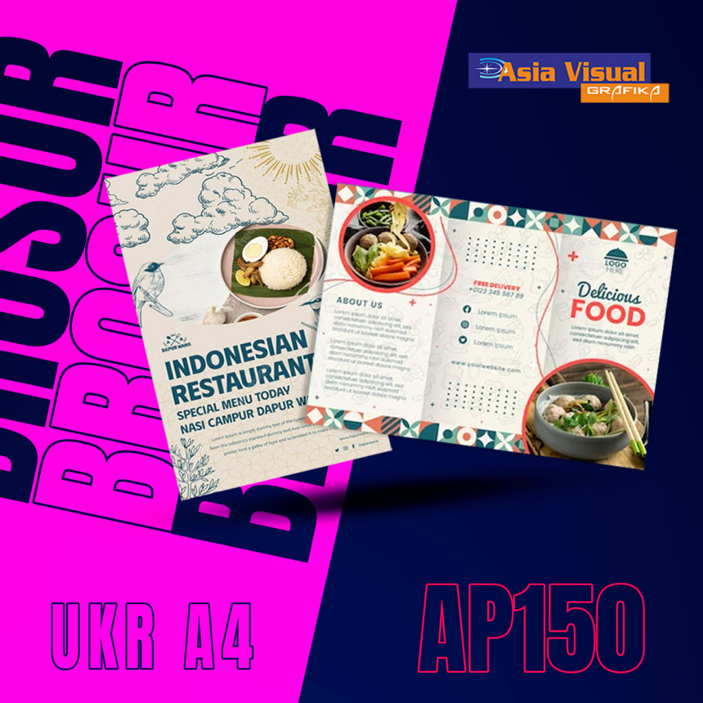 

MURAH !! Brosur A4 / Flyer A4 / Brosur / Flyer