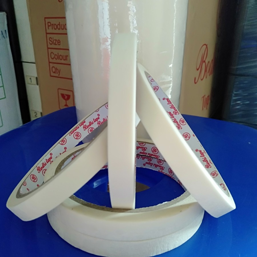 

Masking Tape / Lakban Kertas / Isolasi Kertas 10mmx15m Bodhi Tape