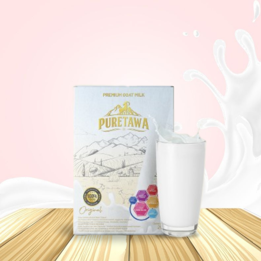 

PURETAWA Susu Kambing Etawa 100% Murni Menjaga Imunitas Tubuh Halal BPOM