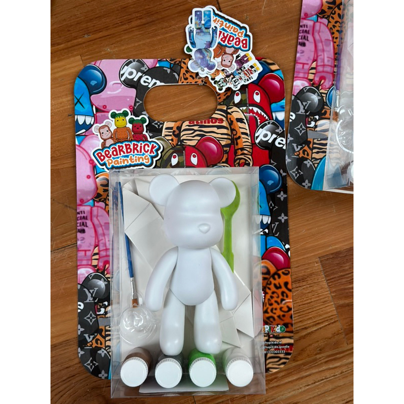 HEPIKIDO • DIY BEARBRICK painting • mewarnai bearbrick
