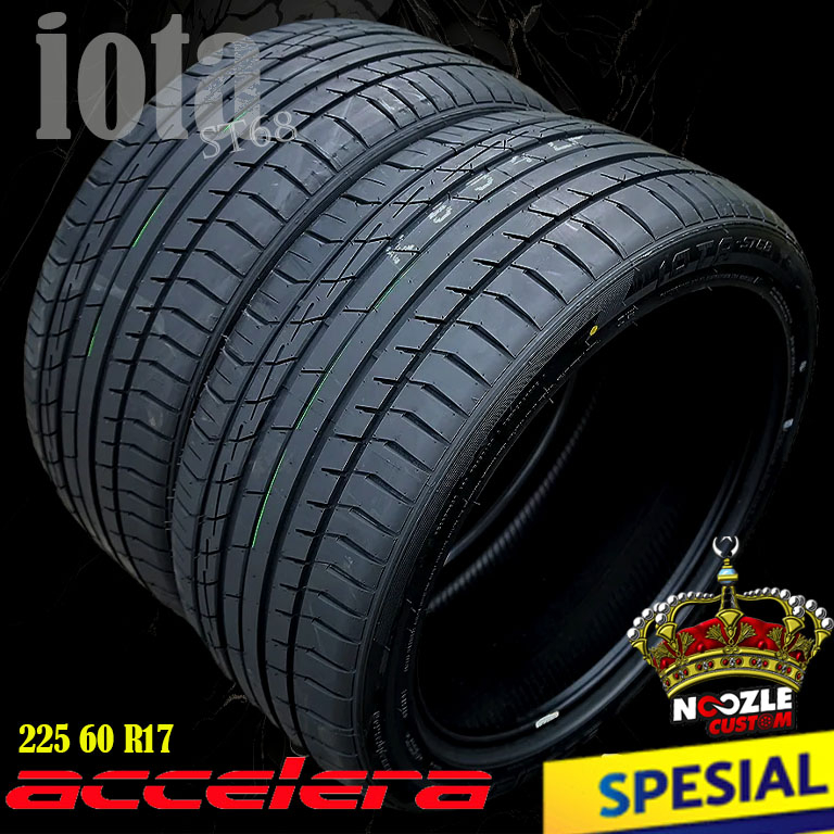 Ban Mobil 225 60 Ring 17 Merek Accelera Type iota Ban Luar Tubles Tahun Terbaru