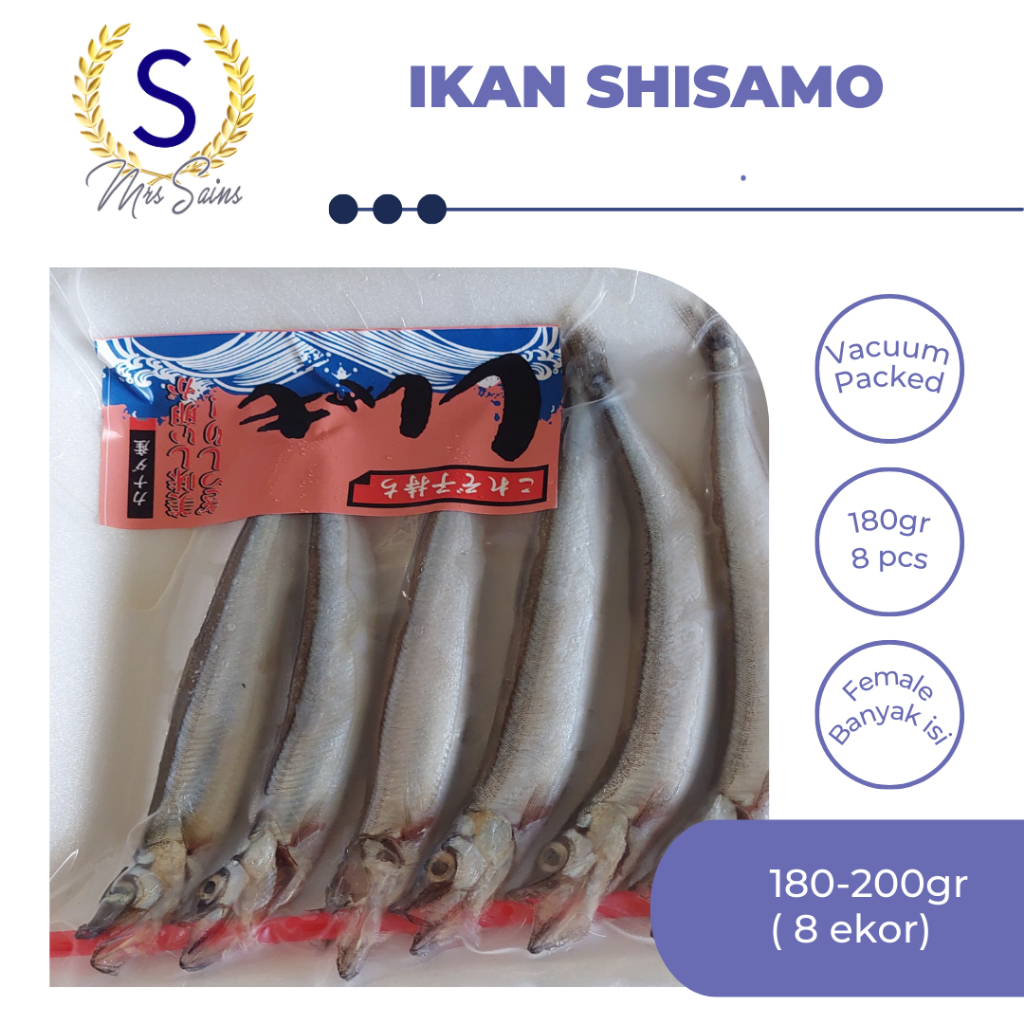 

Shisamo fish / Ikan Shisamo isi 8 ekor