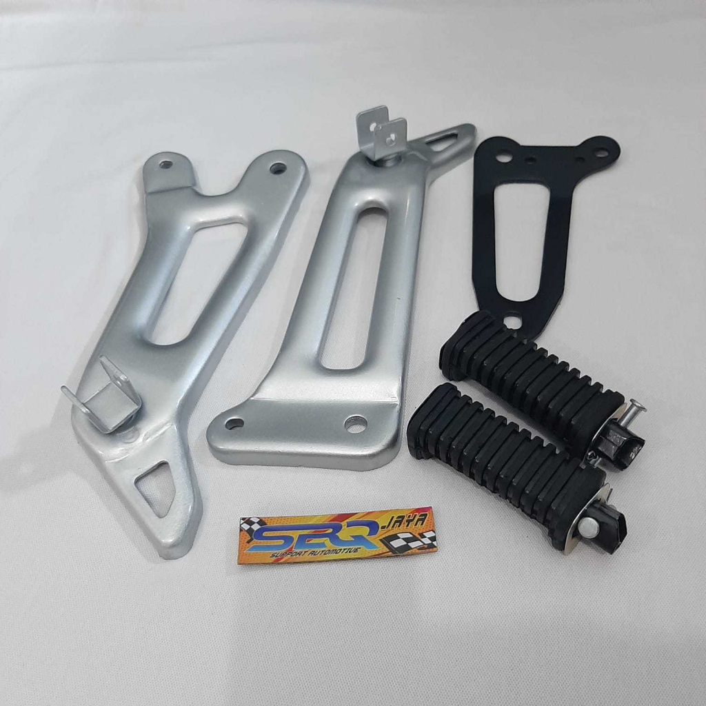 DUDUKAN STEP BELAKANG RX KING 2007-2008 FOOTSTEP RX KING + BRAKET KNALPOT DAN KARET STEP