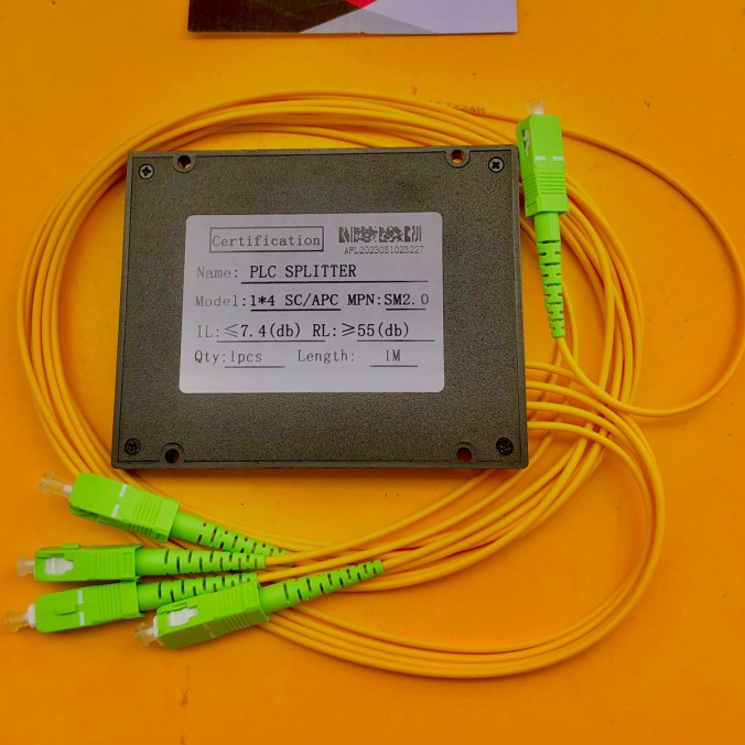 PASIF SPLITTER 1:4 APC modular passive spliter 1x4 SC APC fiber optic