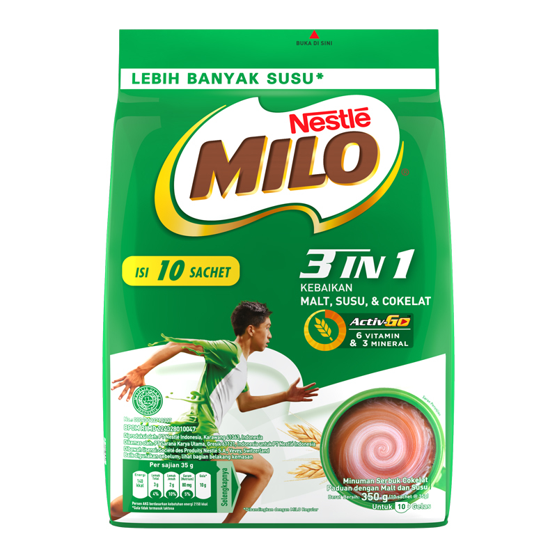 

MILO 3in1 Activ-Go Polybag 10 x 35 g