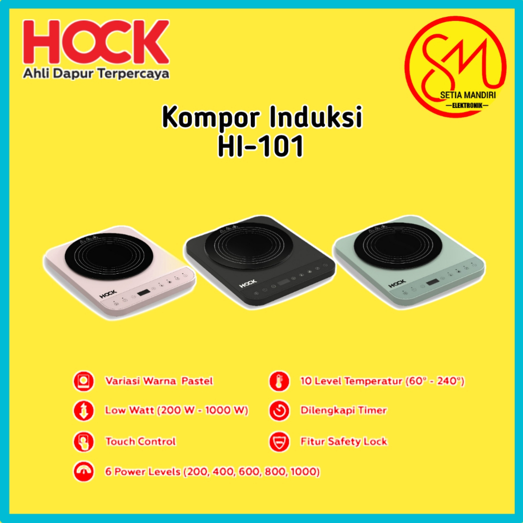 Hock Kompor Listrik Induksi HI-101 / Kompor Listrik Induksi HI-101