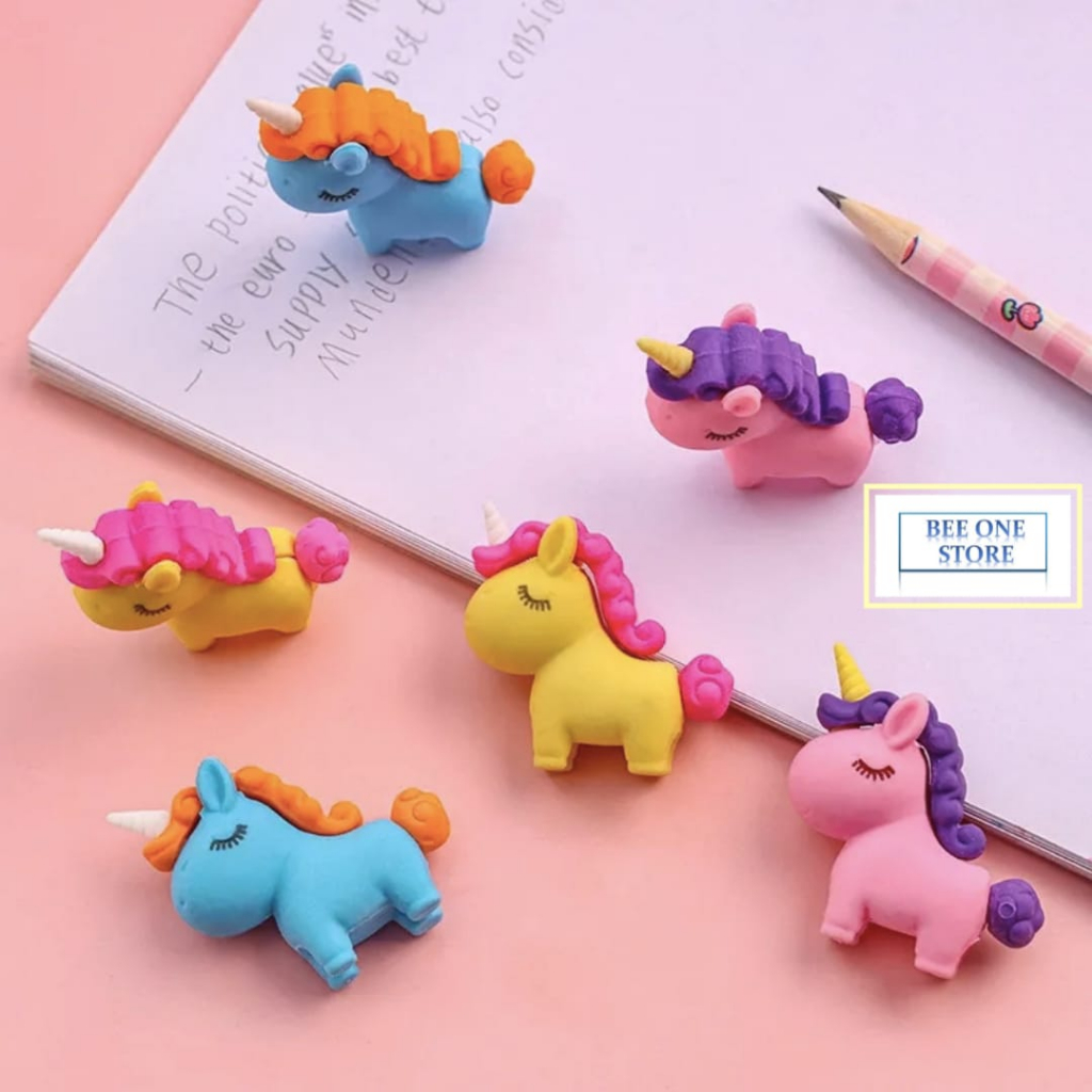 

BEE ONE - Penghapus Karakter Unicorn Lucu Penghapus Pensil Karakter Lucu