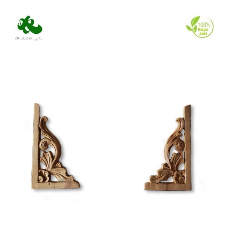 Ukiran Tempel Sudut Sepasang