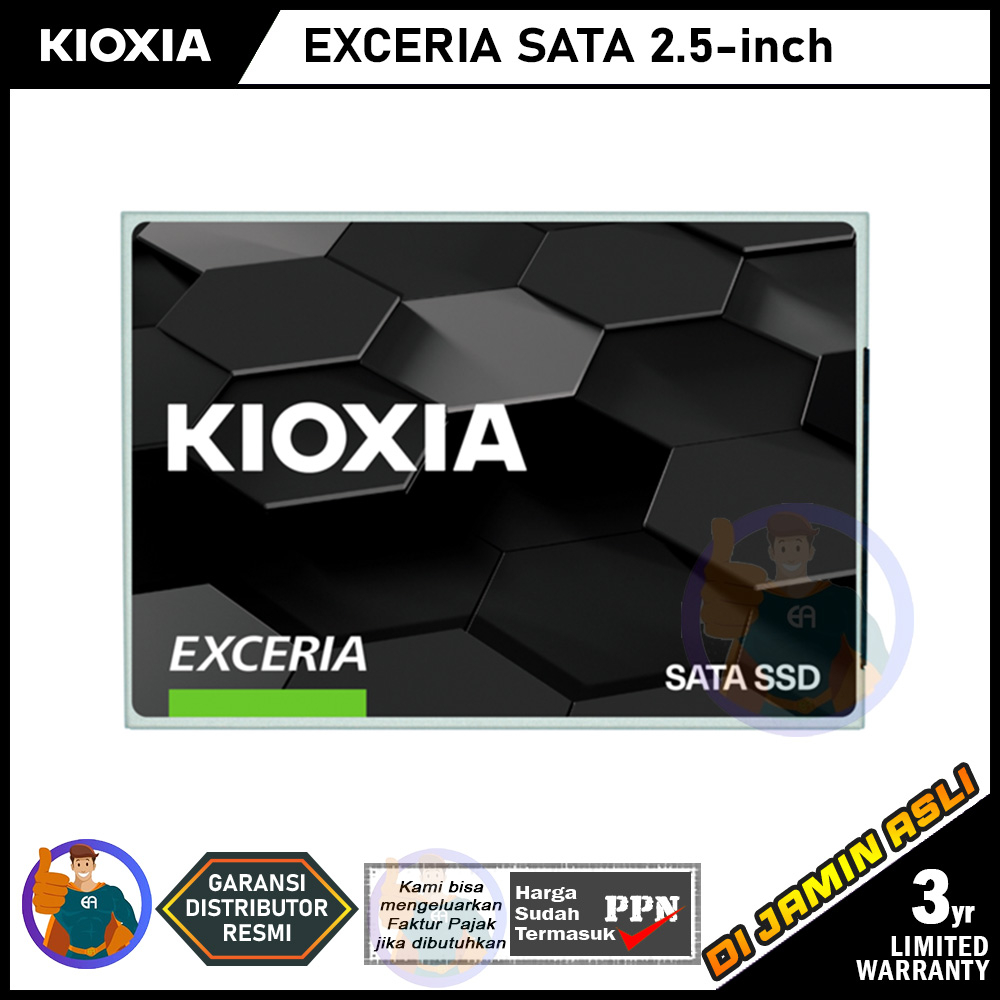 SSD Kioxia 480GB,960GB Exceria SATA 2.5-inch