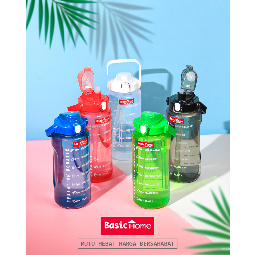 Bnn-5 goodlife bottle 2 liter/ botol jumbo 2liter Basic home LION STAR (WARNA RANDOM)