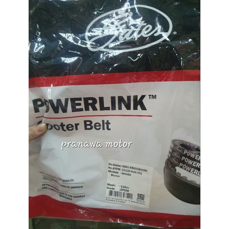 Vanbelt Vanbell Beat Fi Esp Vario 110 Esp Gates Dr Pulley