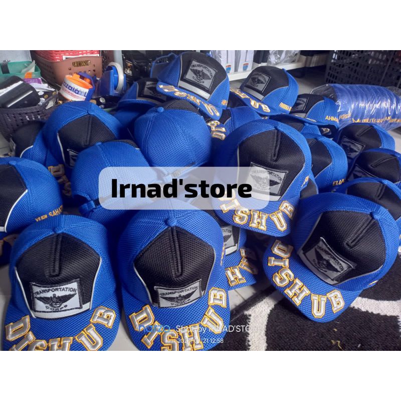 Topi dishub bordir terbaru