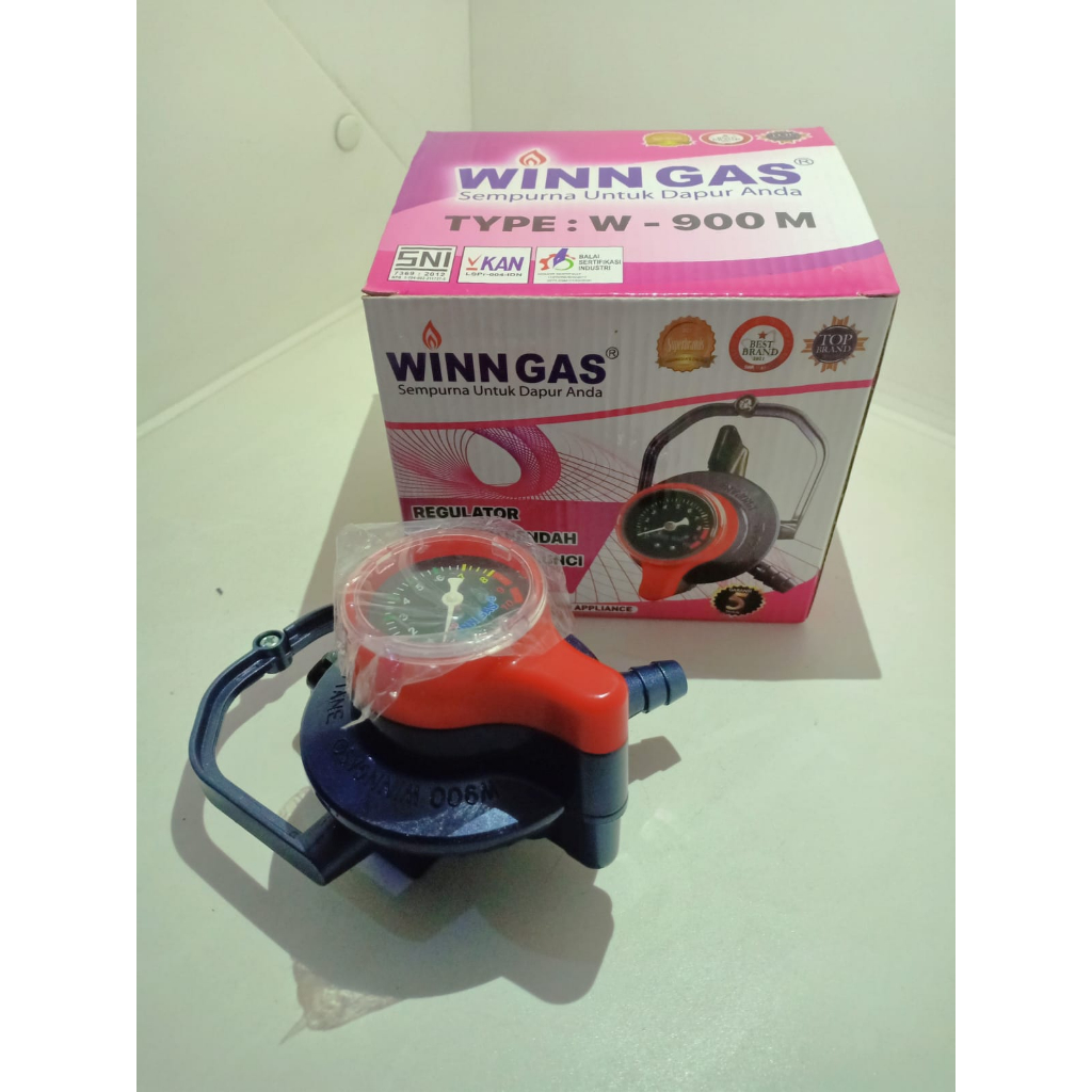 Regulator + pengaman W 900 Winn, Regulator Winn 900 M , Regulator Gas