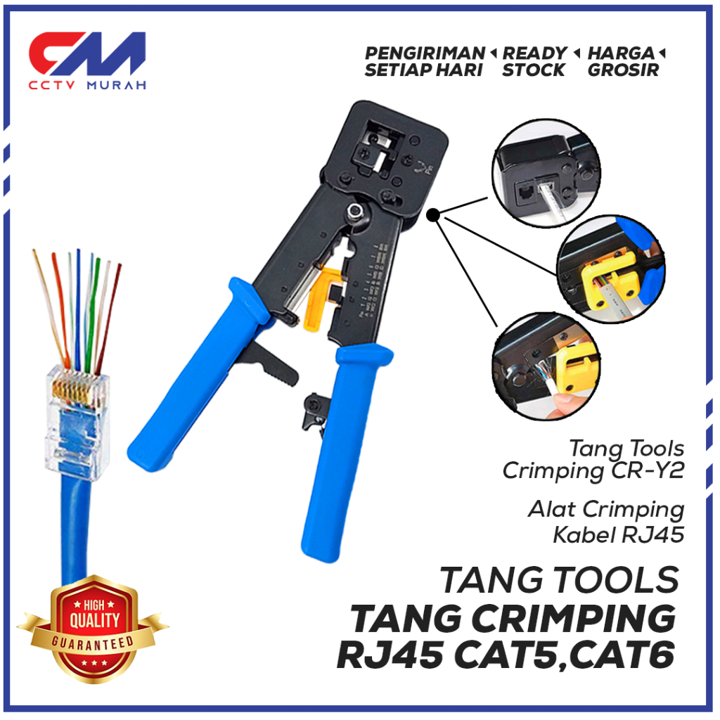 Tang Crimping RJ45 Cat5,Cat6 Crimping CR-Y2 Kabel RJ45