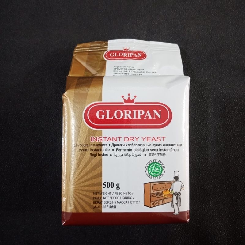 

Ragi instan Gloripan instant Dry Yeast pengembang kue 500gr