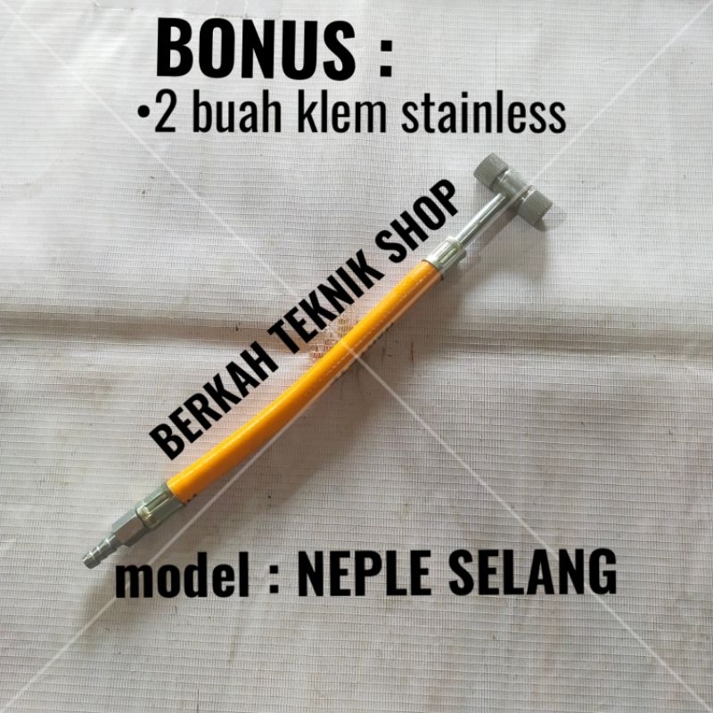 TIRE CHUCK - NEPLE SELANG pompa isi angin inflator kompresor selang tambah angin ban ukur angin air 