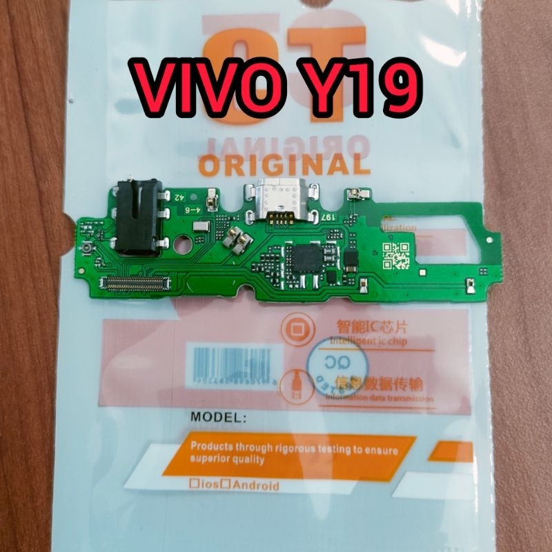 konektor cas papan konektor cas mic vivo Y19