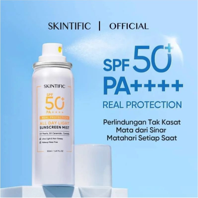 Skintific Sunscreen Mist Spf50