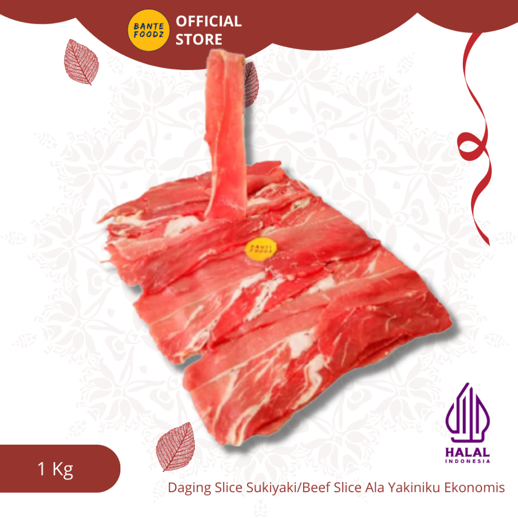 

Daging Slice Sukiyaki/Beef Slice Ala Yakiniku Ekonomis 1 Kg